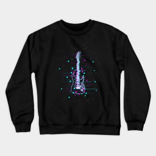 Glitch Guitar 1 Crewneck Sweatshirt